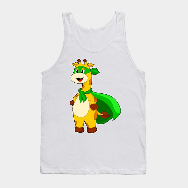 Giraffe Girl Costume Tank Top by Markus Schnabel